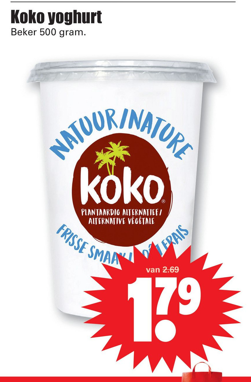 Koko yoghurt aanbieding bij Dirk