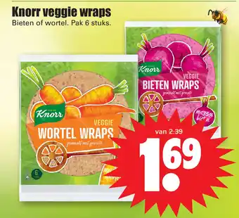 Dirk Knorr veggie wraps aanbieding