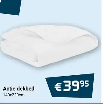 Beddenreus Actie dekbed 140x220cm aanbieding