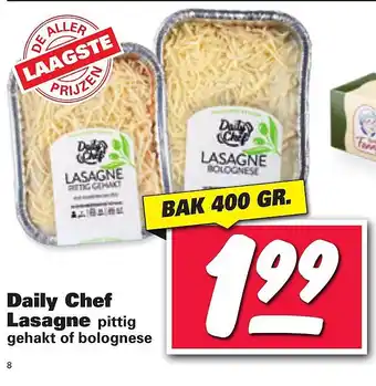 Nettorama Daily Chef Lasagne aanbieding