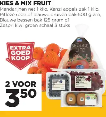 Jumbo Kies & mix fruit aanbieding