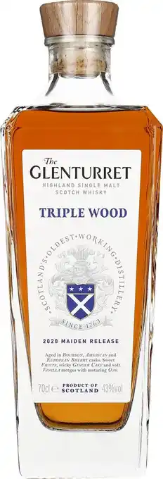 Drankdozijn Glenturret Triple Wood 70CL aanbieding