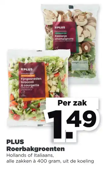 PLUS PLUS Roerbakgroenten aanbieding