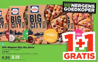 PLUS Alle Wagner Big city pizza aanbieding