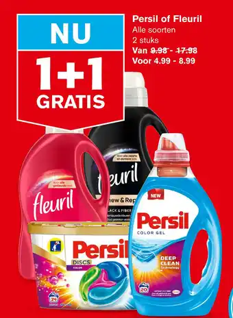 Hoogvliet Persil of fleuril aanbieding