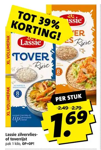 Boni Lassie zilvervlies- of toverrijst aanbieding