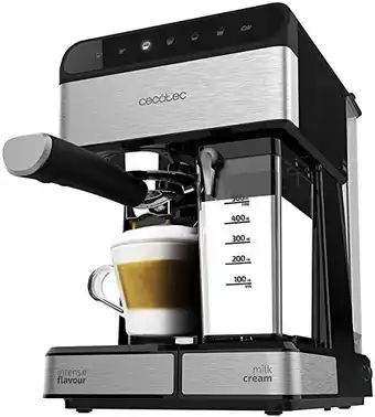 Amazon Cecotec Power Instant-Cappuccino Touch Serie Nera Volautomatische espressomachine 20 ba... aanbieding