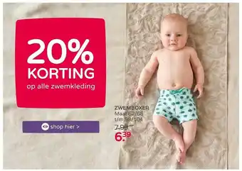 Prenatal Zwemboxer 20% Korting aanbieding