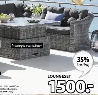 Jysk Tambohuse loungeset aanbieding