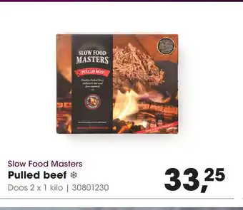 HANOS Slow Food Masters Pulled beef aanbieding