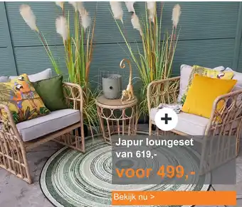 Tuinmeubelland Japur loungeset aanbieding