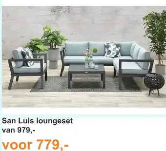 Tuinmeubelland San luis loungeset aanbieding