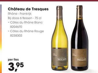 HANOS Chateau de Tresques aanbieding