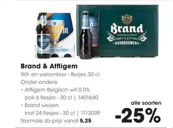 HANOS Brand & Affligem aanbieding