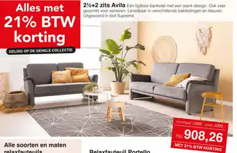 Woonsquare 2 1/2+2 zits avila aanbieding