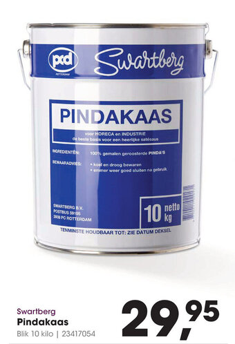 HANOS Swartberg Pindakaas aanbieding