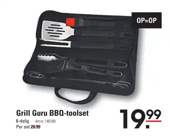 De Kweker Grill Guru BBQ-toolset aanbieding