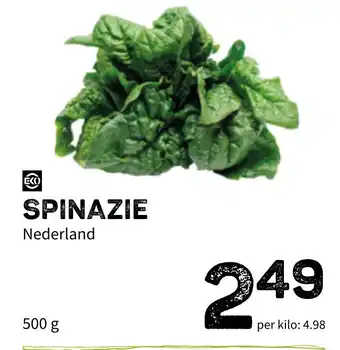 Ekoplaza Spinazie 500 g aanbieding