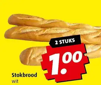 Boni Stokbrood wit aanbieding