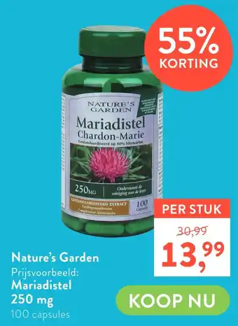 Holland & Barrett Nature's garden aanbieding