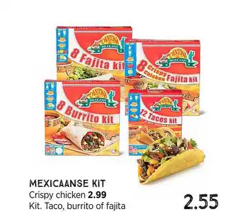 Xenos Mexicaanse kit crispy chicken kit. taco, burrito of fajita aanbieding