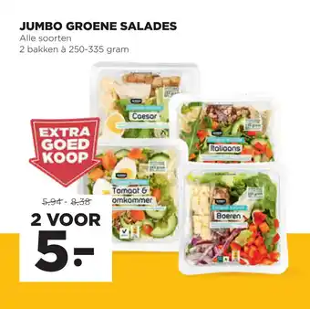 Jumbo Groene salades 250-355 gram aanbieding