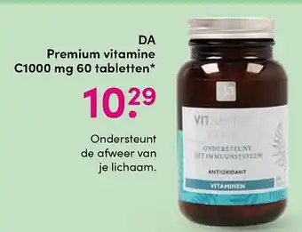 DA DA premium vitamine C1000 mg 60 tabletten* aanbieding