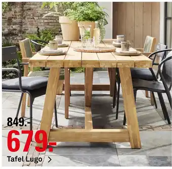 Karwei Tafel lugo aanbieding