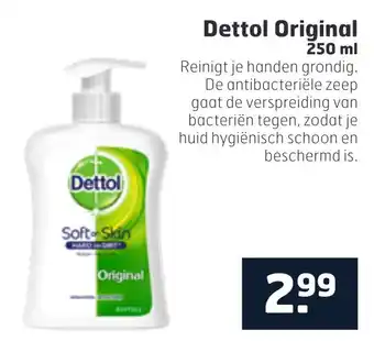 Trekpleister Dettol original 250 ml aanbieding