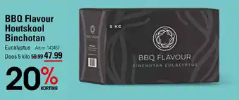 Sligro BBQ flavour houtskool binchotan aanbieding