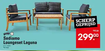 Sligro Sediamo loungeset laguna aanbieding