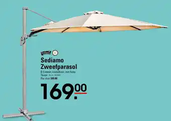 Sligro Sediamo zweefparasol aanbieding