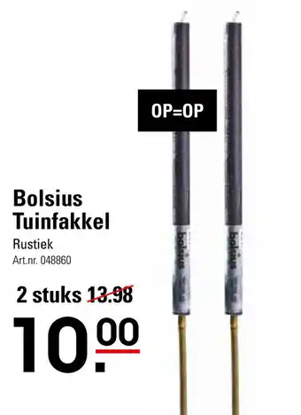 Sligro Bolsius tuinfakkel aanbieding
