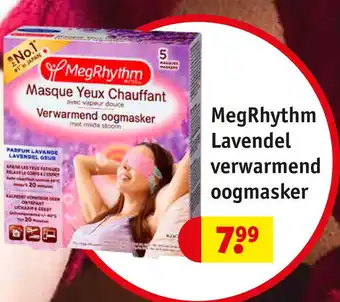 Kruidvat MegRhythm Lavendel V verwarmend oogmasker aanbieding