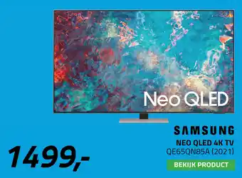 Obbink SAMSUNG NEO QLED 4K TV QE65QN85A (2021) aanbieding