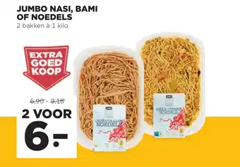 Jumbo JUMBO NASI, BAMI OF NOEDELS aanbieding