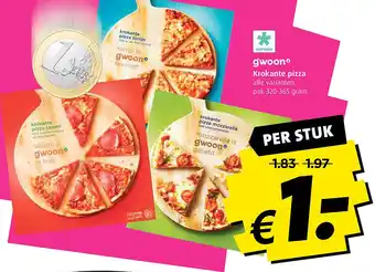 Boni gwoon Krokante pizza aanbieding