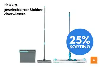 Blokker 25% KORTING OP ALLE BLOKKER HUISHOUD SYSTEMEN aanbieding