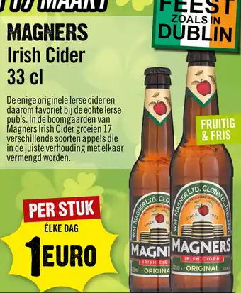 Dirck 3 MAGNERS Irish Cider aanbieding