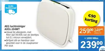 Albert Heijn AEG luchtreiniger AX51-304WT aanbieding