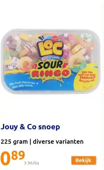 Action Jouy & Co snoep aanbieding