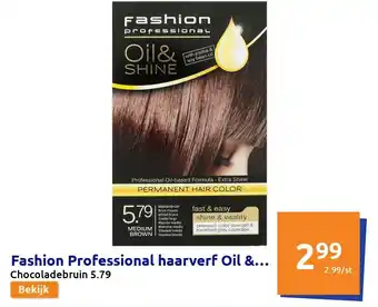 Action Fashion Professional haarverf Oil & Shine aanbieding