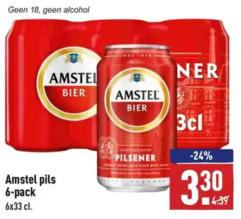 ALDI Amstel pils 6-pack aanbieding