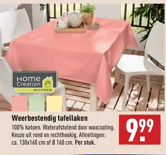 ALDI Weerbestendig tafellaken aanbieding