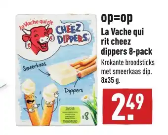 ALDI La Vache qui rit cheez dippers 8-pack 8x35g aanbieding