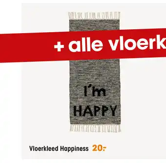 Kwantum Vloerkleed Happiness aanbieding