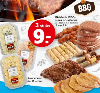 Hoogvliet Pick&mix BBQ- vlees of -salades aanbieding