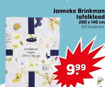 Trekpleister Janneke Brinkman tafelkleed 200x140 cm aanbieding