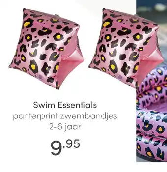 Baby & Tiener Swim Essentials panterprint zwembandjes aanbieding