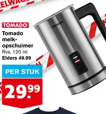 Hoogvliet Tomado melkopschuimer aanbieding